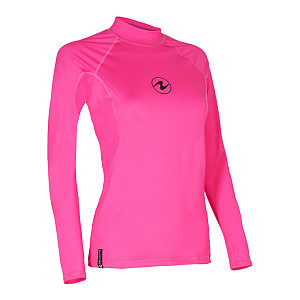 Dámske lycrové tričko Aqua Lung RASHGUARD SLIM FIT ružová dl. rukáv